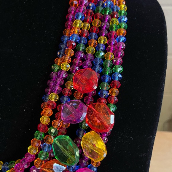 Sassy Jones Multicolor Beaded Necklace - Picture 5 of 9